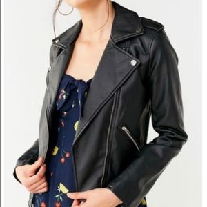 Faux leather jacket!